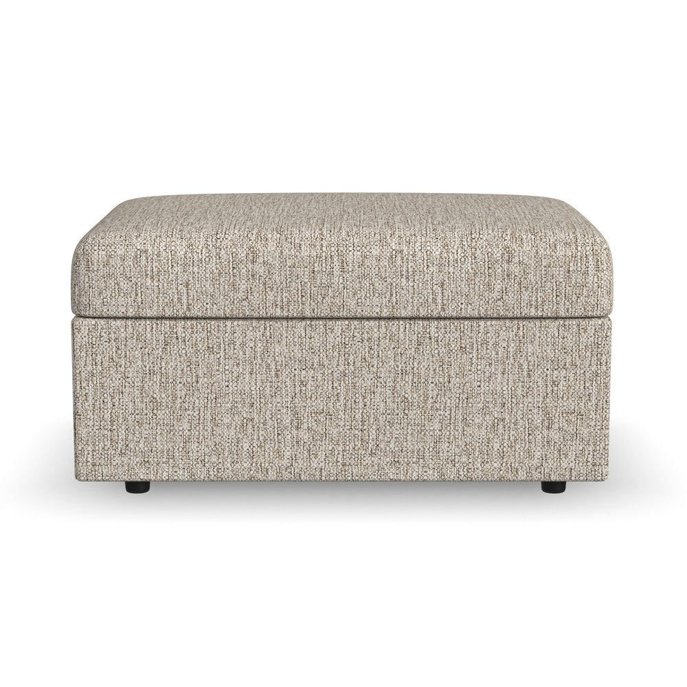 Sky Fabric Storage Ottoman