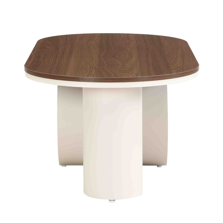 luxury-oval-coffee-table-with-storage-drawer-white-metal-center-table