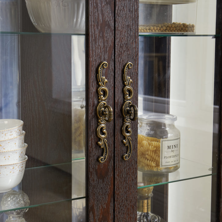 elegant-and-refined-cherry-curio-cabinet-with-tempered-glass-doors