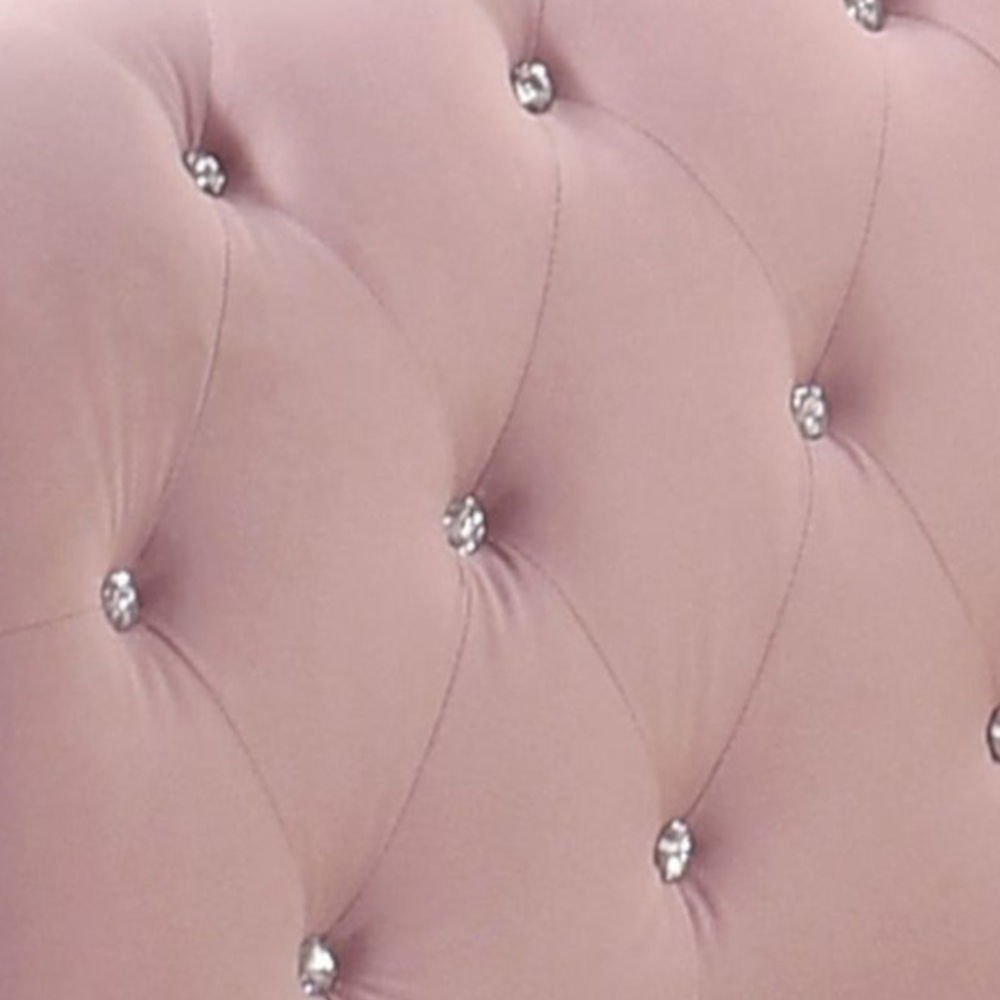 Adkins - Twin Daybed With Trundle - Pink Velvet