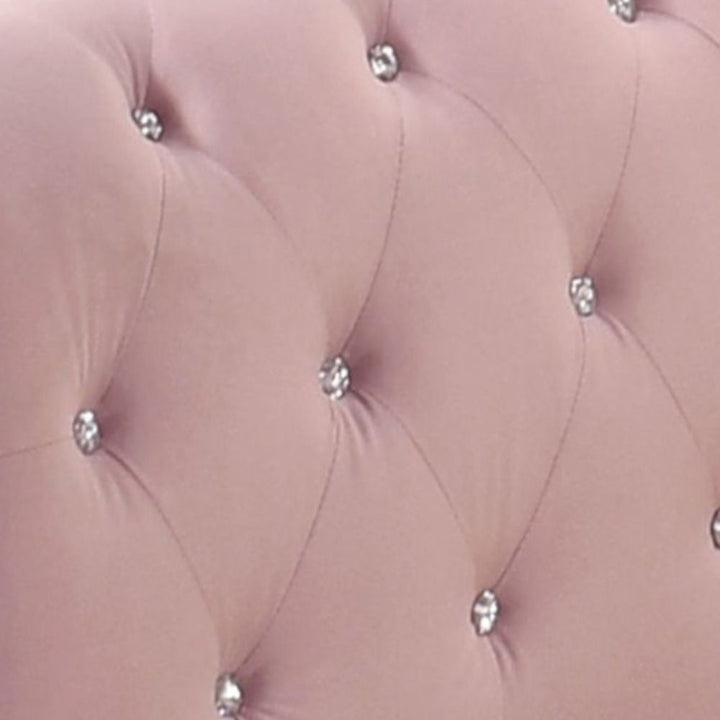 Adkins - Twin Daybed With Trundle - Pink Velvet