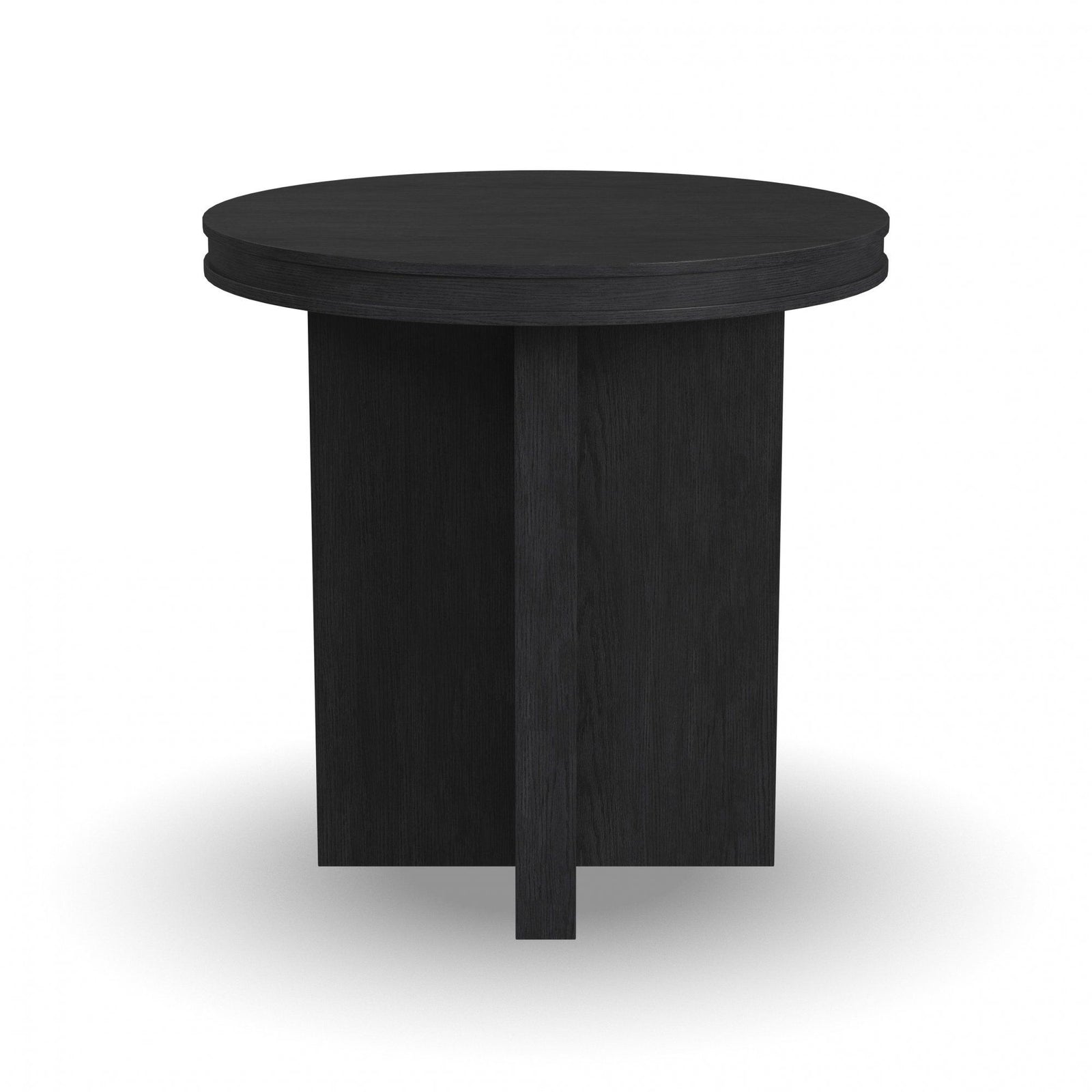 flexsteel-w1027-02-waterfall-round-end-table-black