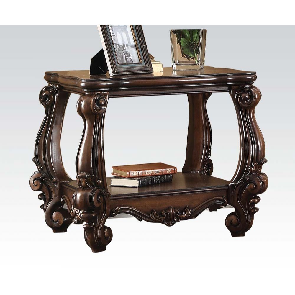 ACME Furniture Versailles End Table Cherry Oak