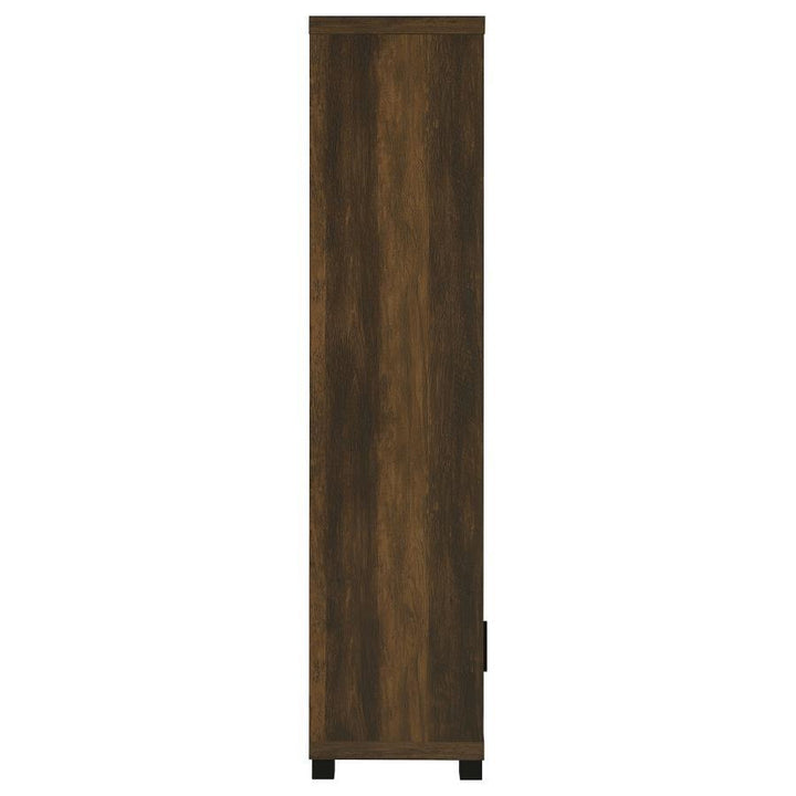 Sachin - 3-Shelf Engineered Wood Media Tower - Dark Pine