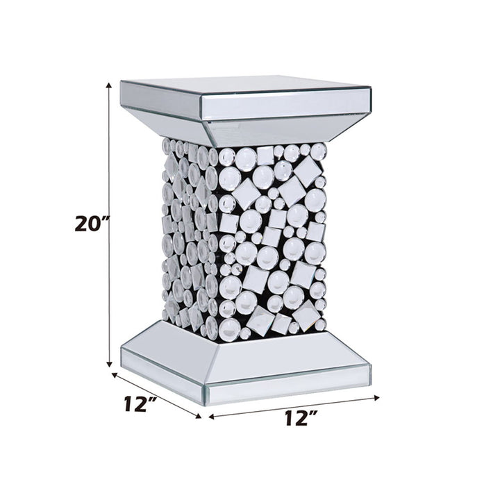 Kachina - End Table - Mirrored & Faux Gems