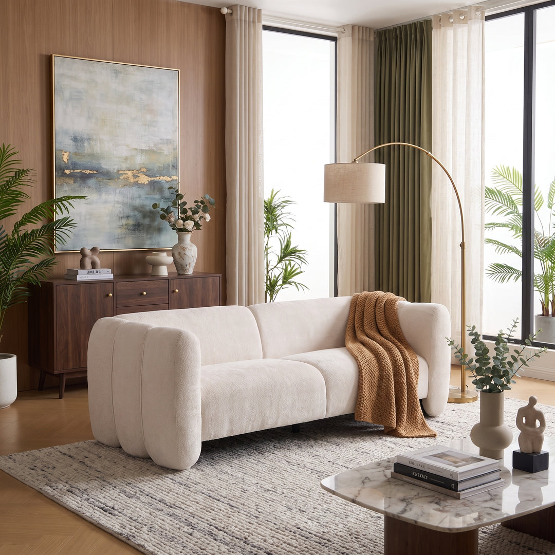 Tonson 83" Boucle Sofa – Beige