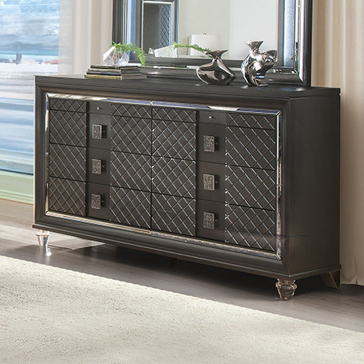 ACME Furniture Sawyer Dresser Metallic Gray