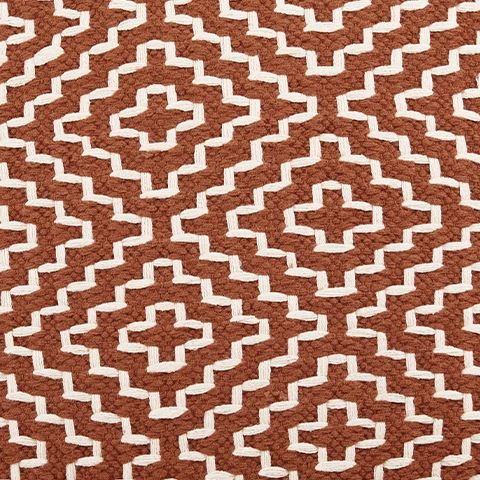 Brynnsen - Pouf - Rust / Ivory