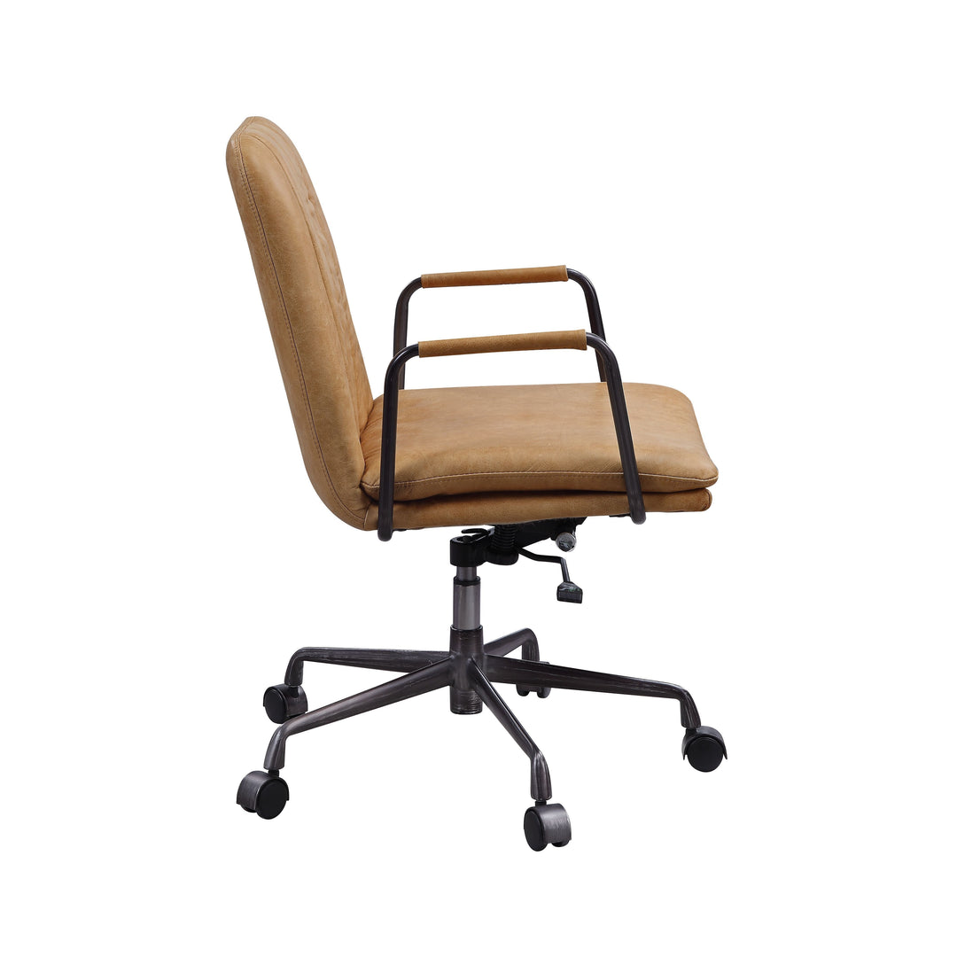 Eclarn - Office Chair - Rum Top Grain Leather
