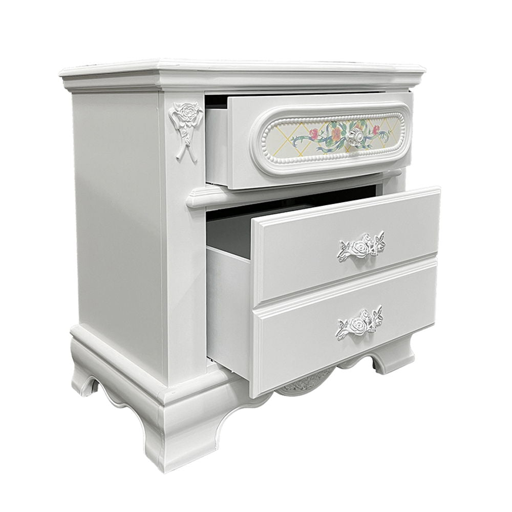 Flora - Nightstand - White