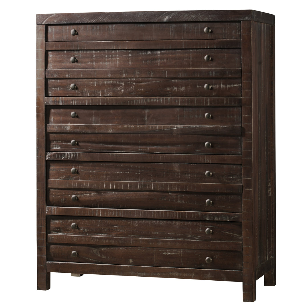 Modus Furniture 8T0684A Townsend Five Drawer Solid Wood Chest In Java 2024