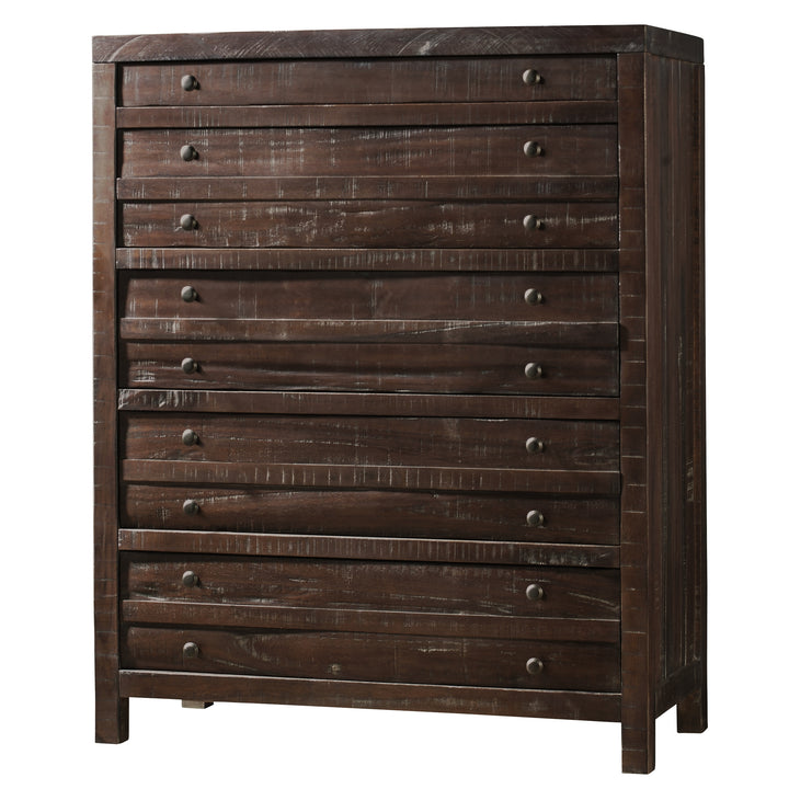 Modus Furniture 8T0684A Townsend Five Drawer Solid Wood Chest In Java 2024