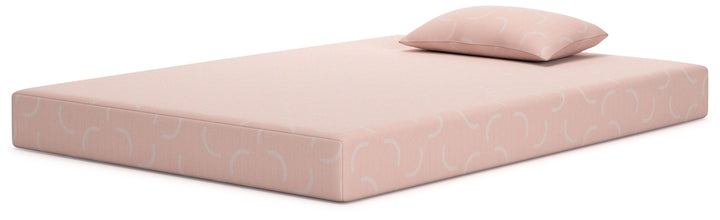 Ikidz Coral - Twin Mattress and Pillow Set of 2 - Coral