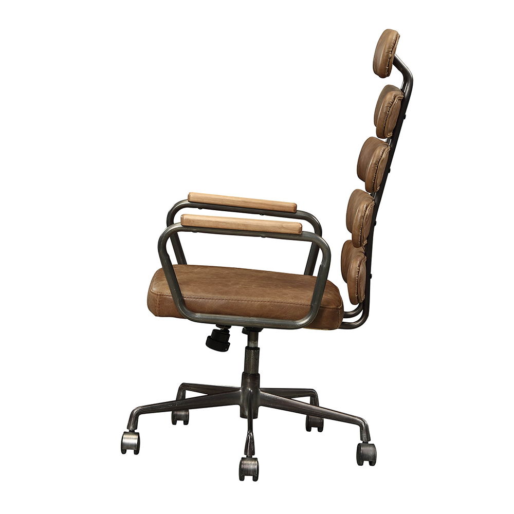 Calan - Office Chair - Retro Brown Top Grain Leather