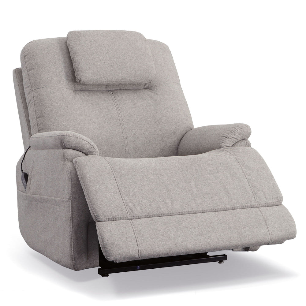 Zecliner Model 1 Fabric Power Sleep Recliner with Power Headrest & Lumbar in Dove
