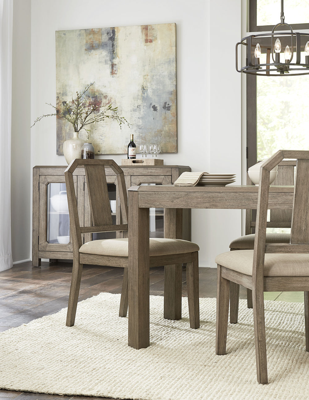 Modus Furniture 3Zfal463 Palermo Upholstered Wingback Platform Bed In Dark Stone