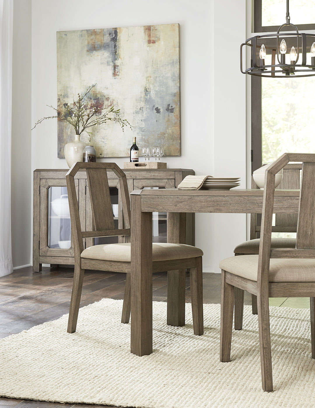 Modus Furniture 3Zfal463 Palermo Upholstered Wingback Platform Bed In Dark Stone