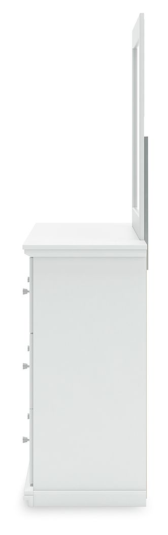 Bostwick Shoals - Dresser and Mirror - White