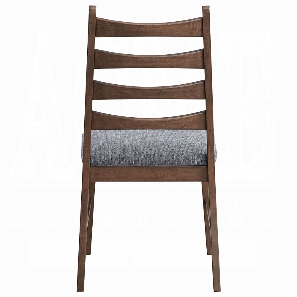 walnut-finish-dark-gray-linen-dining-chair