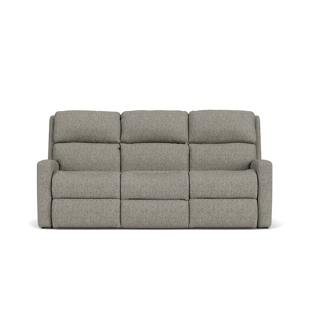 Flexsteel 2900-62H Catalina  Power Reclining Sofa With Power Headrests  Gray