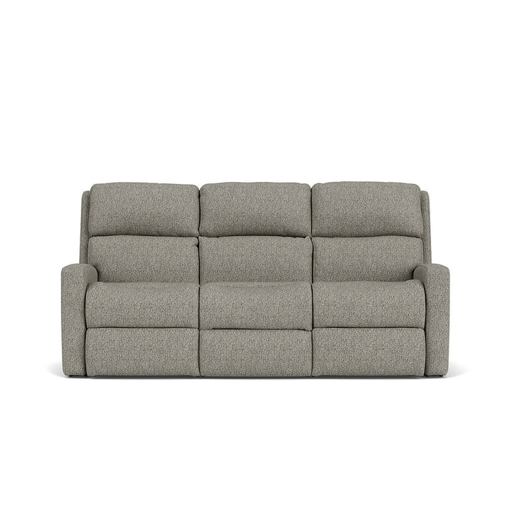 Flexsteel 2900-62H Catalina  Power Reclining Sofa With Power Headrests  Gray
