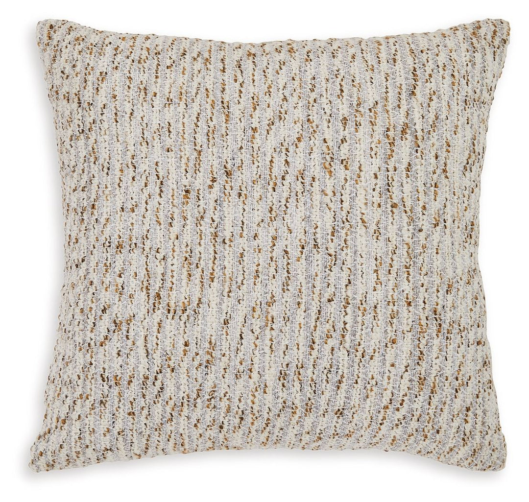 Abler - Pillow - Ivory / Gray / Gold