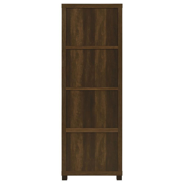 Sachin - 3-Shelf Engineered Wood Media Tower - Dark Pine