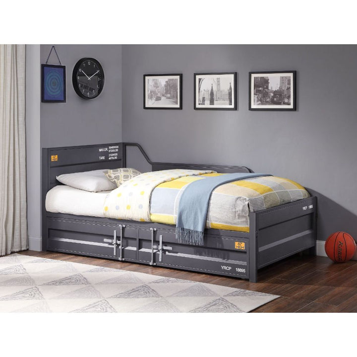 Cargo - Twin Daybed With Trundle - Gunmetal