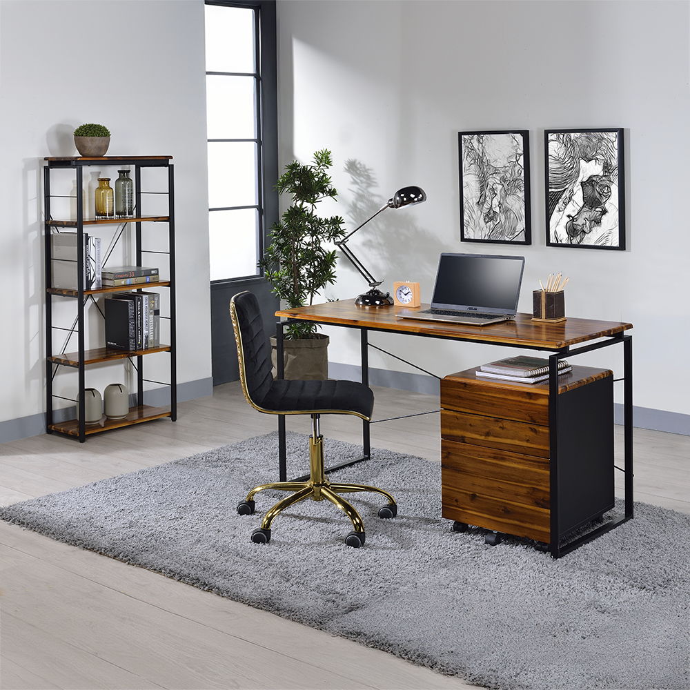 Jurgen - Bookshelf - Oak & Black