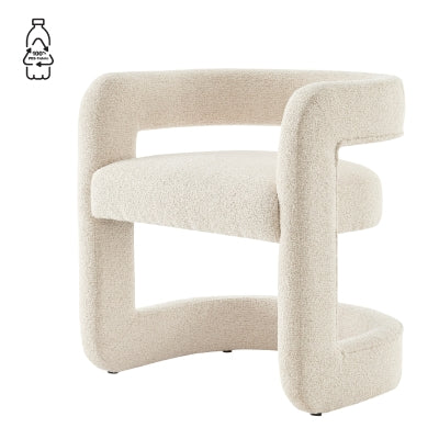 Althea Boucle Dining Arm Chair