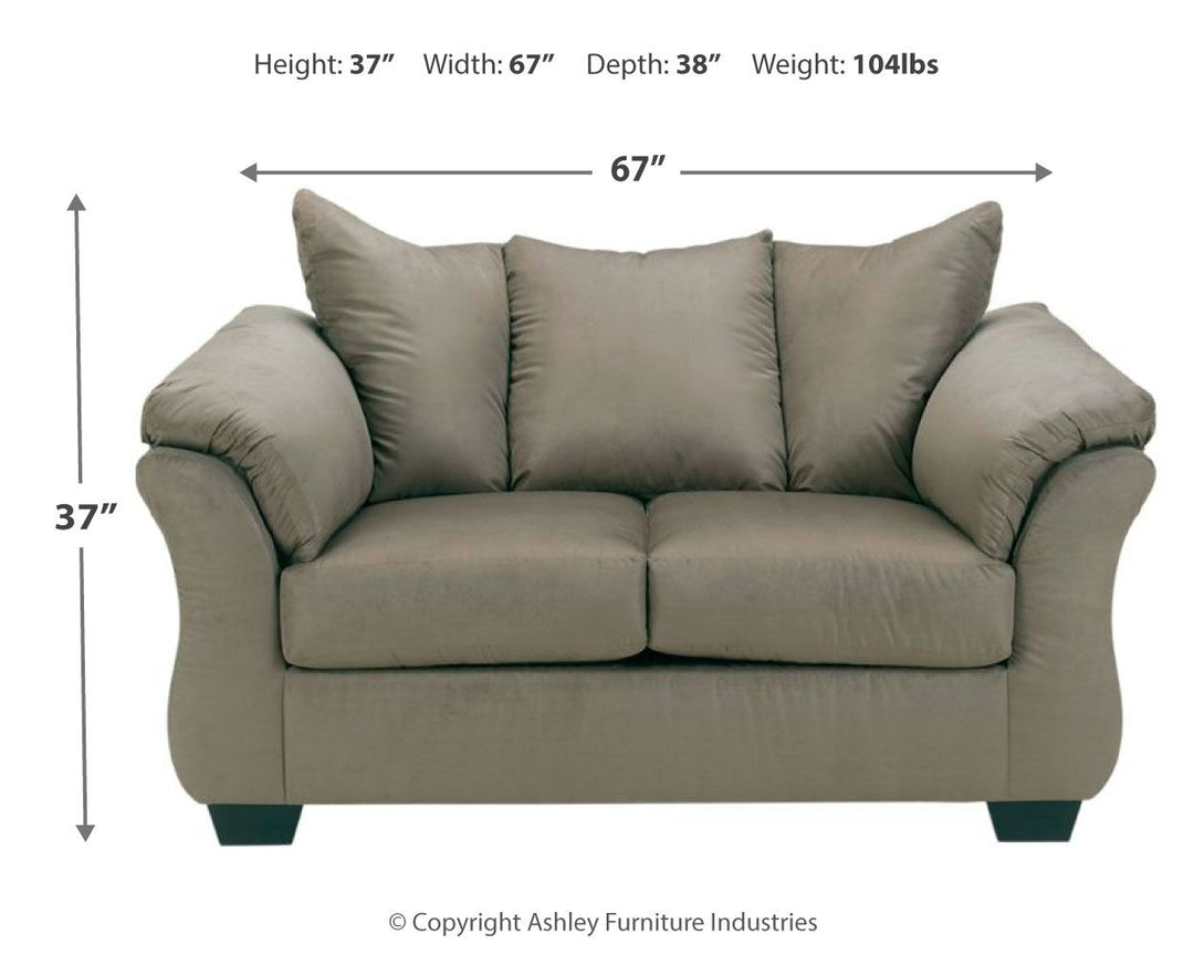Darcy - Loveseat - Cobblestone
