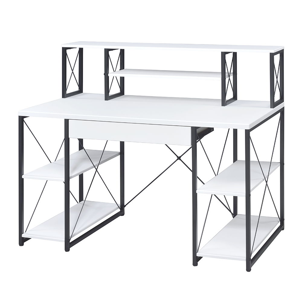 Amiel - Writing Desk - White & Black
