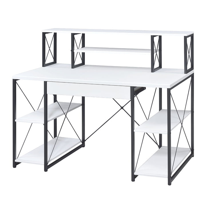 Amiel - Writing Desk - White & Black