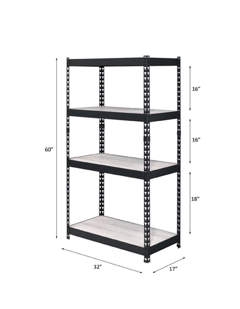 Decmus - 60" Bookshelf - Natural & Black