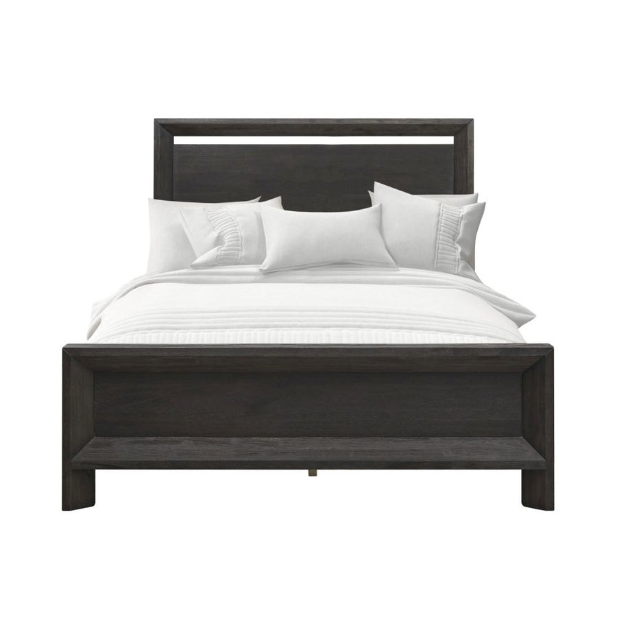 Modus Furniture 3Ju5H6 Chloe Wood Panel Bed In Basalt Grey