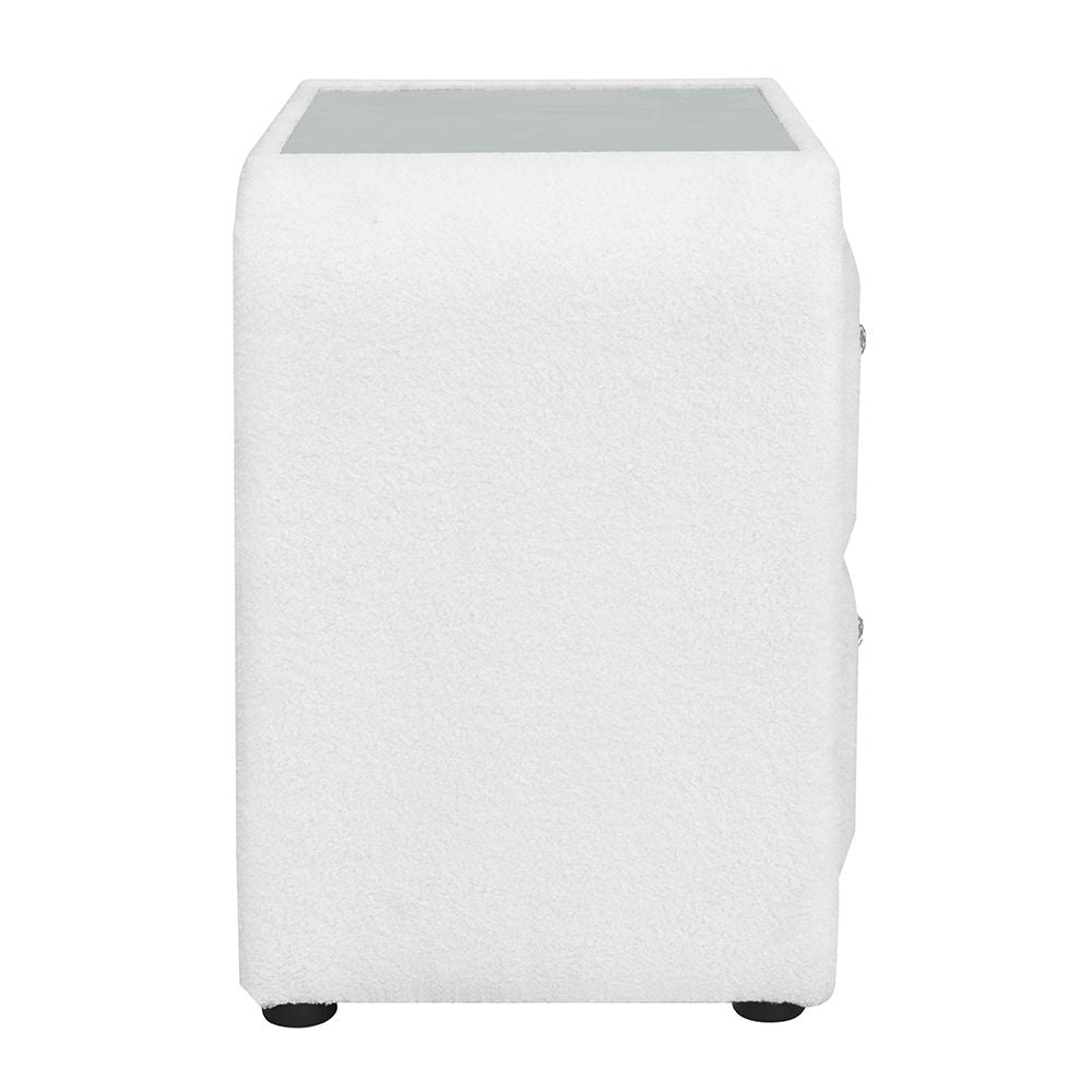 shelyn-nightstand-white-teddy-sherpa-chrome