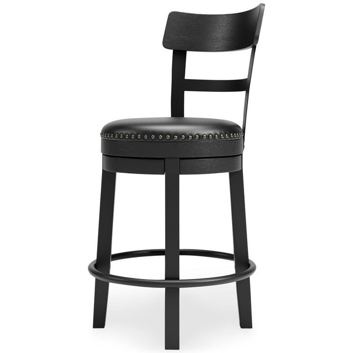 Valebeck - UPH Swivel Barstool  - Black