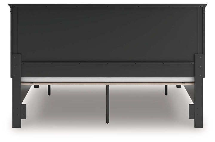 Lanolee - King Panel Storage Bed - Black by Ashley Furniture product image