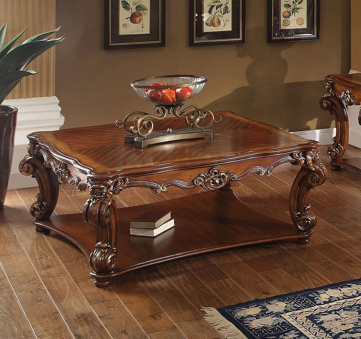 ACME Furniture Vendome Coffee Table Square) Cherry