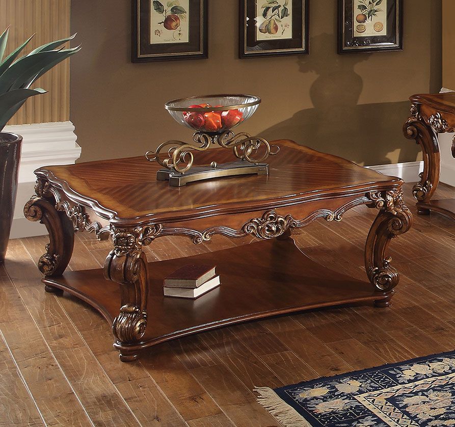 ACME Furniture Vendome Coffee Table Square) Cherry