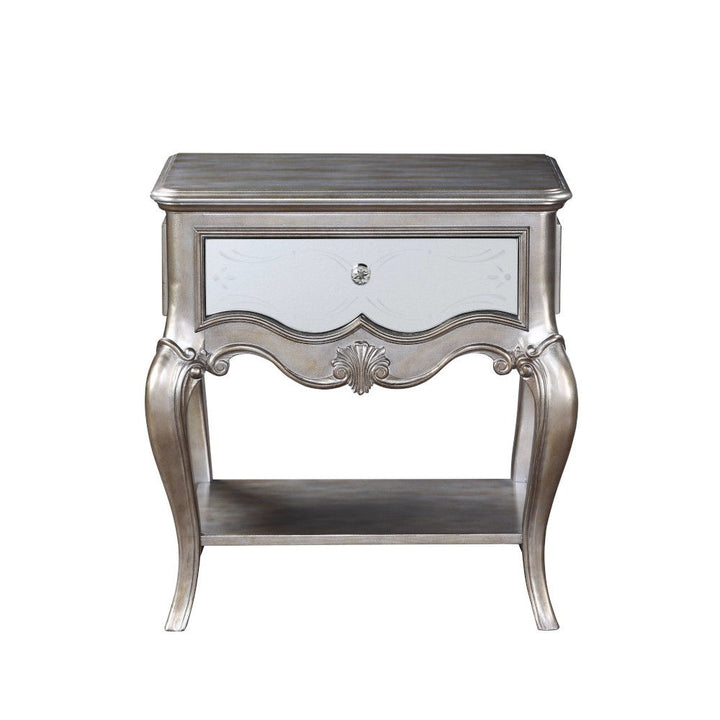 Esteban - 30" Nightstand - Antique Champagne