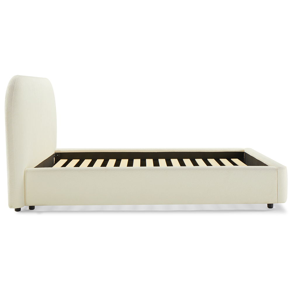 Arden - Eastern King Bed - Beige Fabric