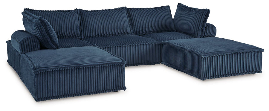 Bales - 5-Piece Modular Seating - Navy by Ashley Furniture product image