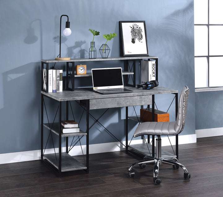 Amiel - All Purpose Writing Desk - Gray
