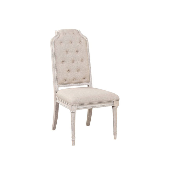 ACME Furniture Wynsor Side Chair Set of 2) Antique White