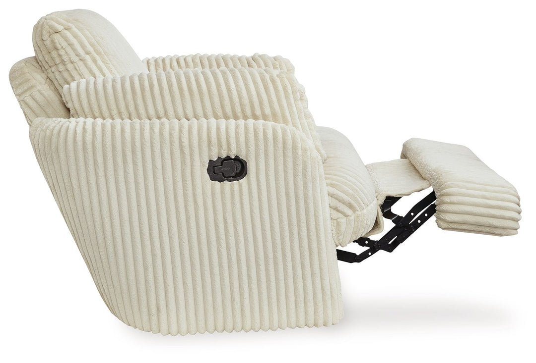 Tie-Breaker - Swivel Glider Recliner - Ivory