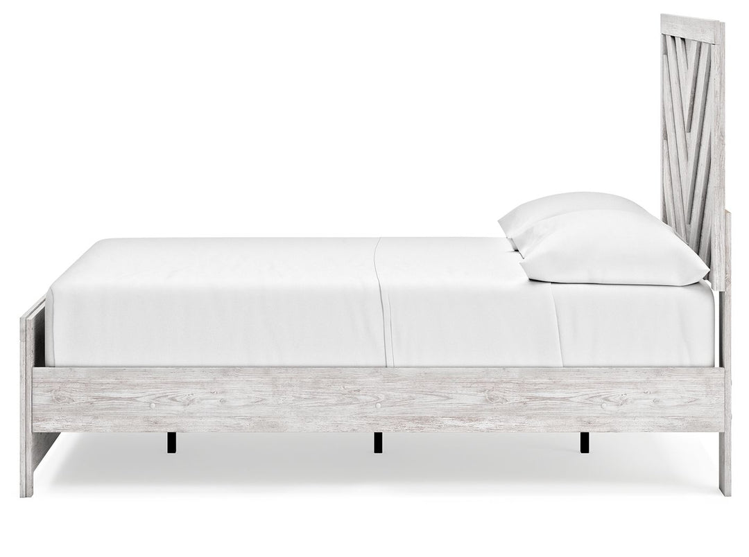 Cayboni - Full Panel Bed - Whitewash by Ashley Furniture product image