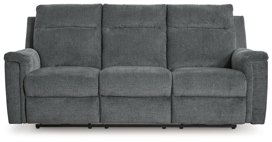 Barnsana - Power Reclining Sofa - Gravel