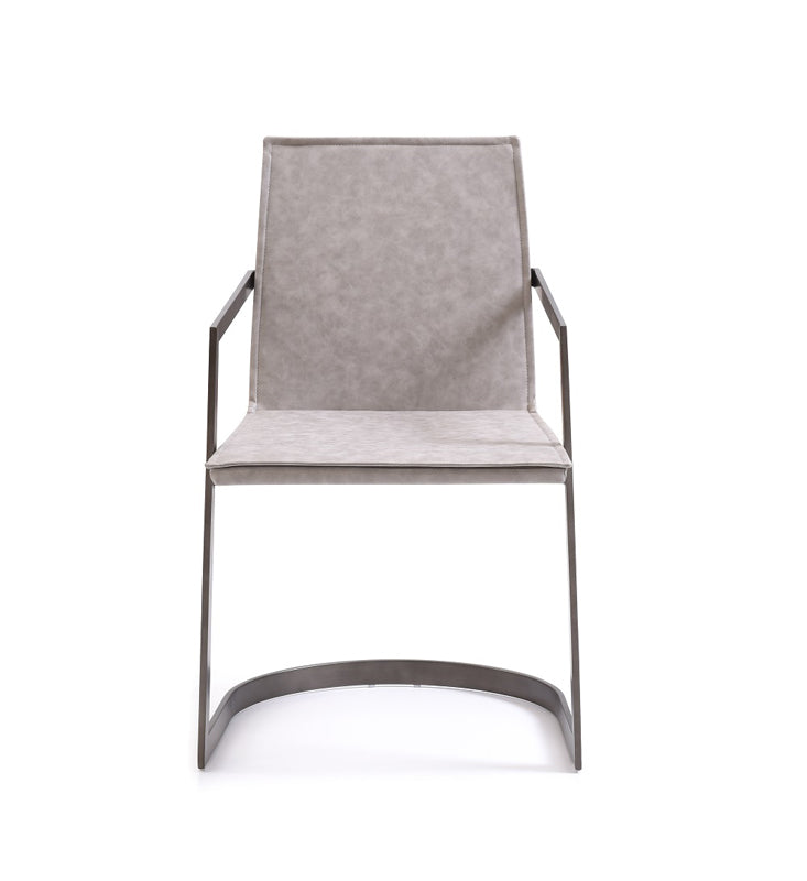 Jago  Modern White Wash Grey Dining Chair