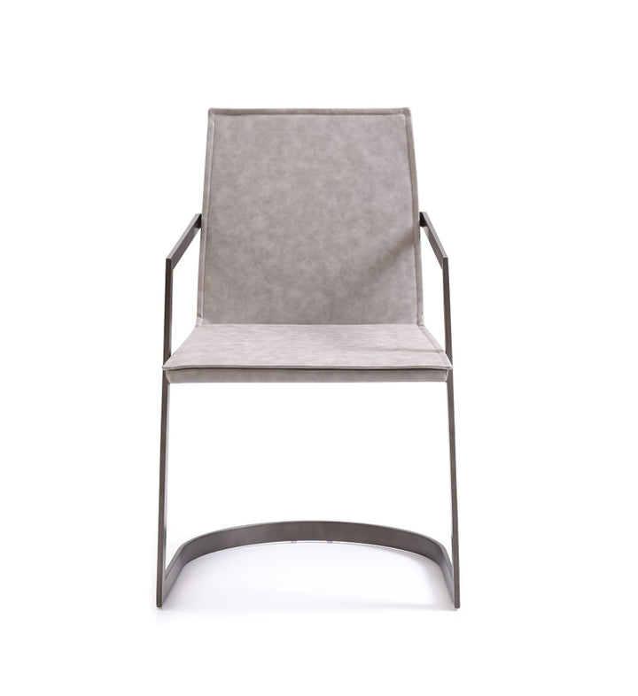Jago  Modern White Wash Grey Dining Chair
